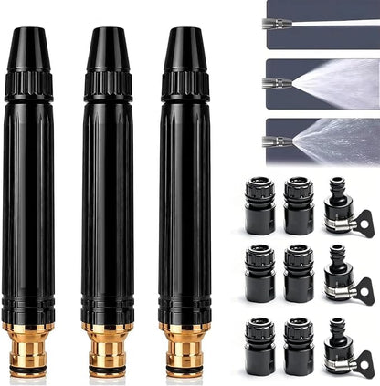 High Pressure Hose Nozzle | Adjustable 8X Booster Water Spray Gun