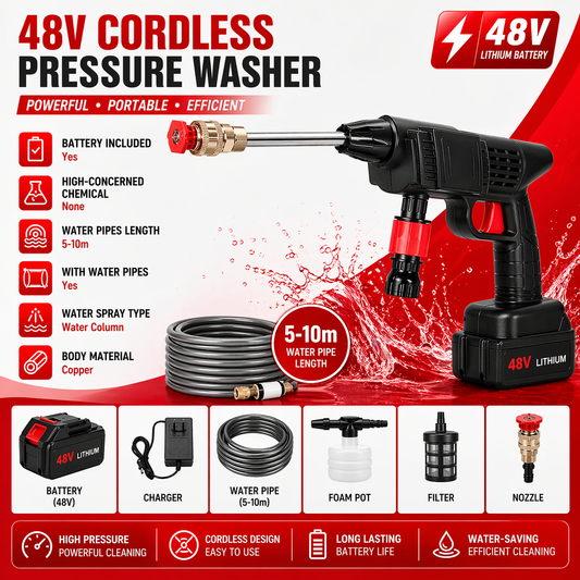 Wireless High Pressure Washer Gun