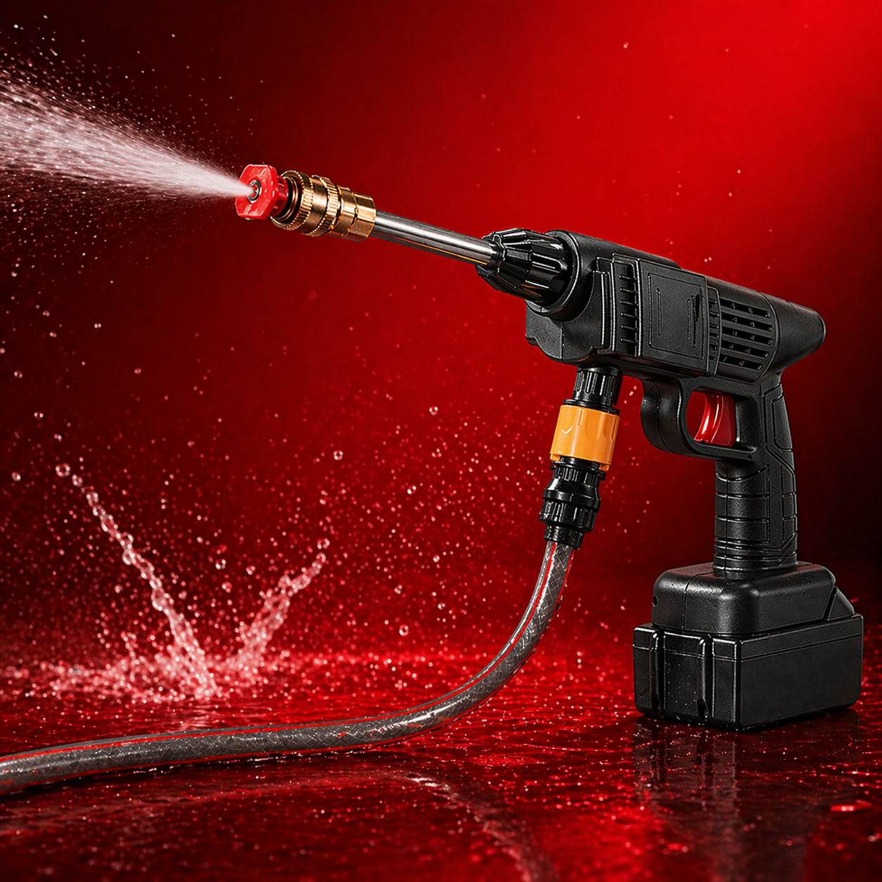 Wireless High Pressure Washer Gun