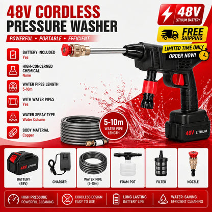 Wireless High Pressure Washer Gun
